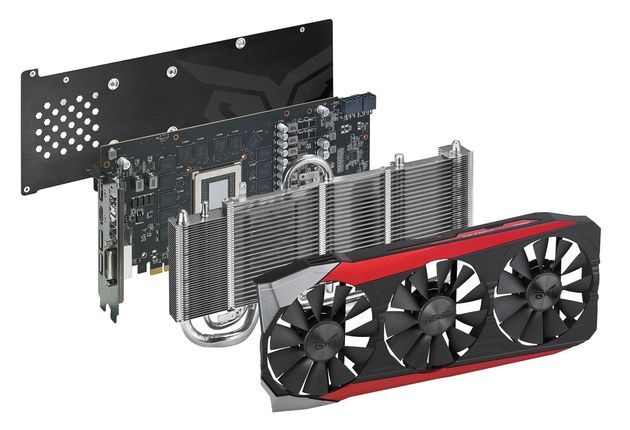 ASUS Radeon R9 390X STRIX OC - chlodzenie DirectCU II