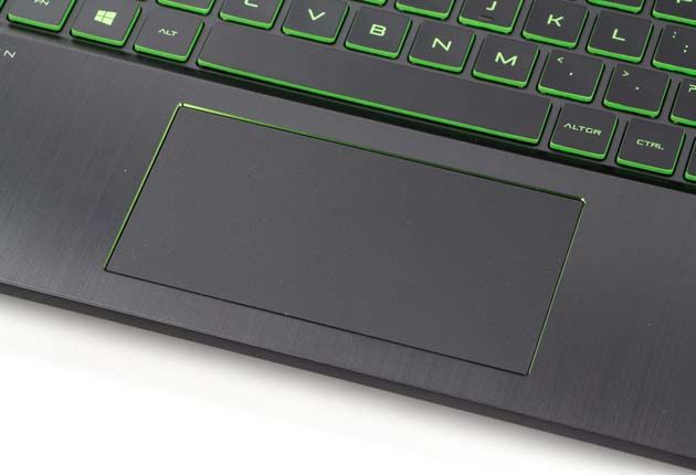 HP Pavilion Gaming 15-cx0006nw touchpad