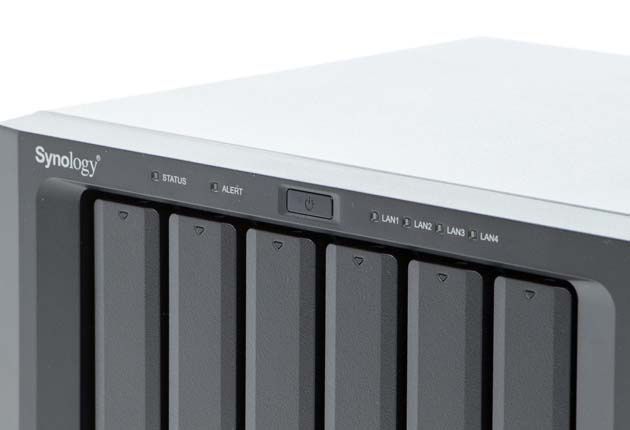 Synology DS1618+ wskaźńiki