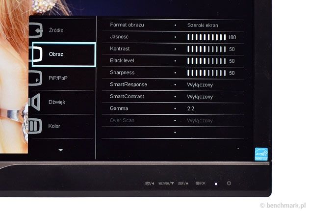 Philips 288P6 menu OSD