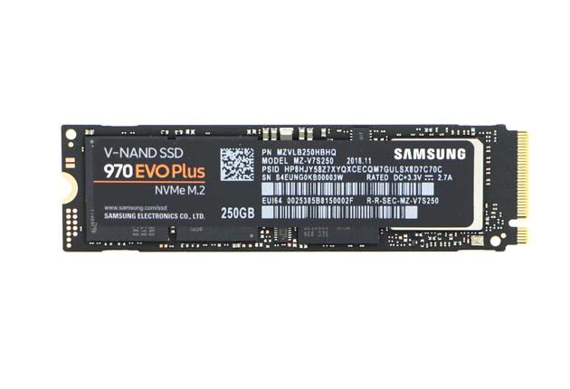Samsung SSD 970 EVO Plus - z przodu
