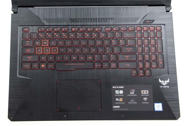 Asus TUF Gaming FX705GD-EW070 klawiatura