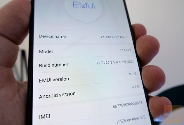 Huawei P20 Pro oprogramowanie