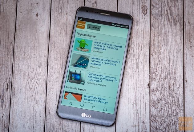 LG X Cam ekran przeglądarka