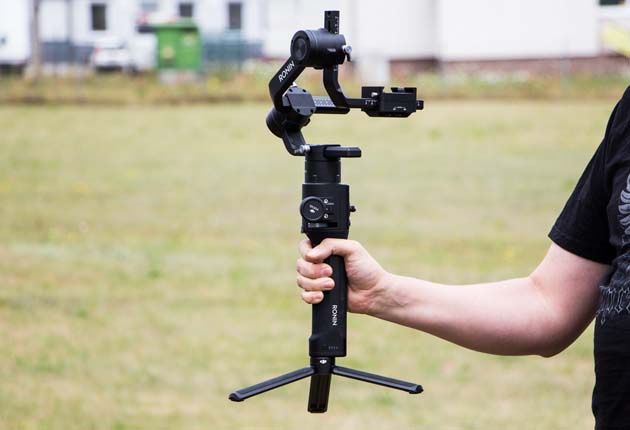 Dji Ronin-S - widok złożonego stabilizatora