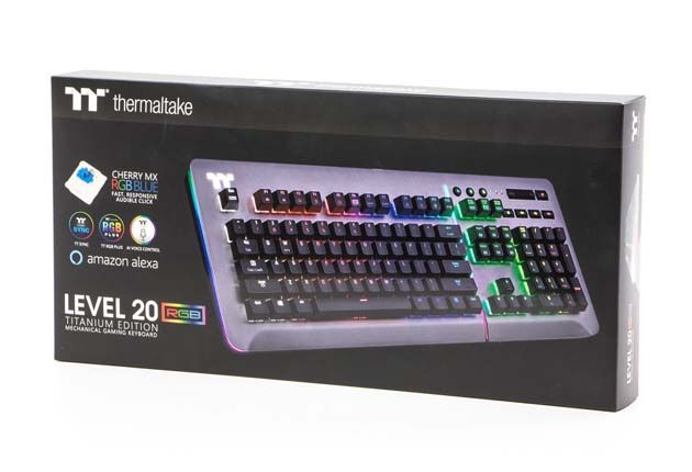 Thermaltake Level 20 RGB Titanium - pudełko