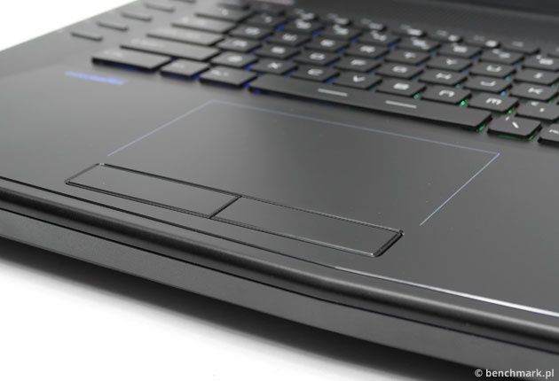 MSI GT72 2QE Dominator Pro touchpad