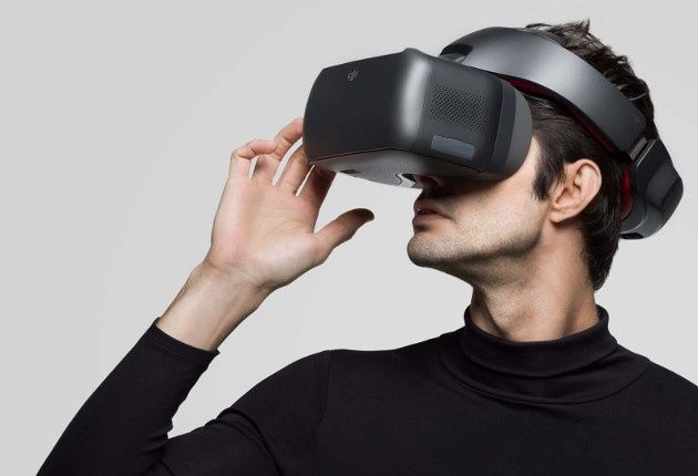 DJI Goggles RE człowiek