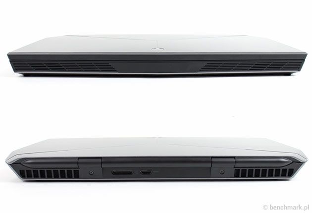 Dell Alienware 17 przód i tył