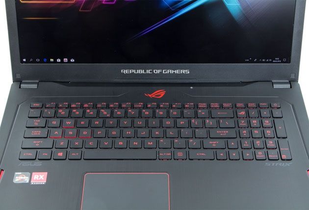 Asus ROG Strix GL702ZC klawiatura