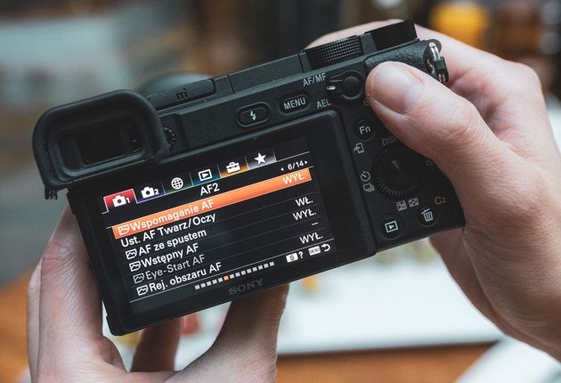 Sony A6400 menu