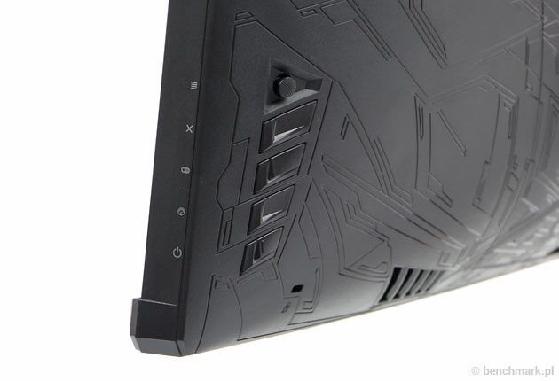Asus ROG PG348Q klawisze menu