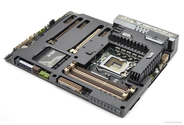 ASUS Z97 Sabertooth Mark 1 sekcja chłodzenia