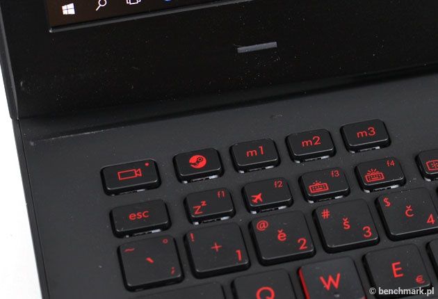 Asus G751JY klawisze programowalne