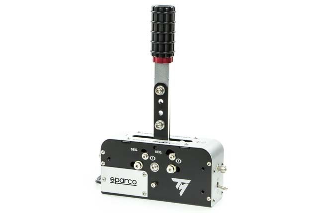 Thrustmaster TSS Handbrake Sparco Mod - złożone urządzenie