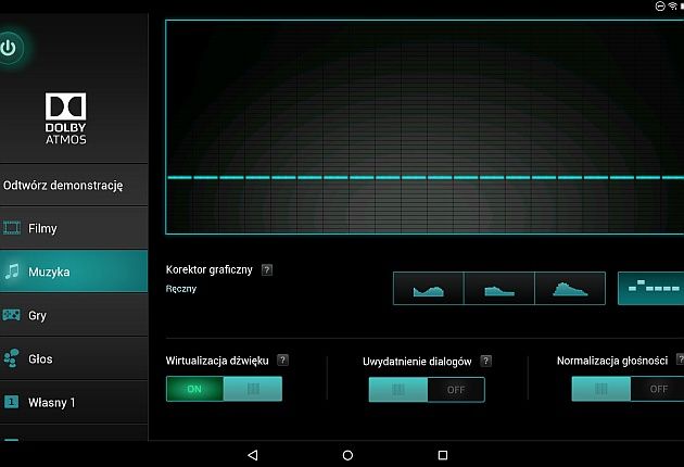 Lenovo Yoga Tab 3 Pro - aplikacja Dolby