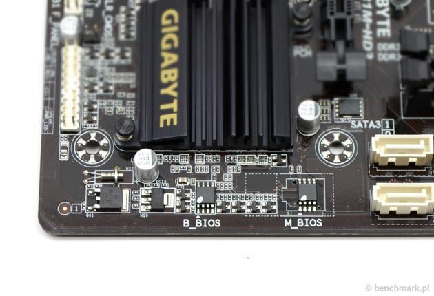 Gigabyte GA-H81M-HD3 sekcja chłodzenia