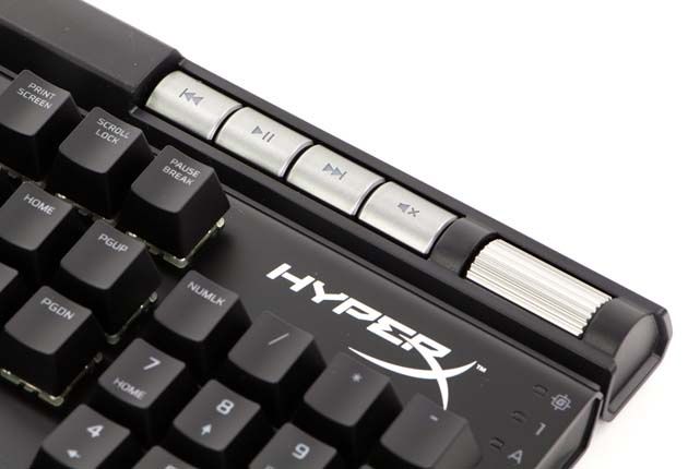 HyperX Alloy Elite RGB - klawisze multimedialne