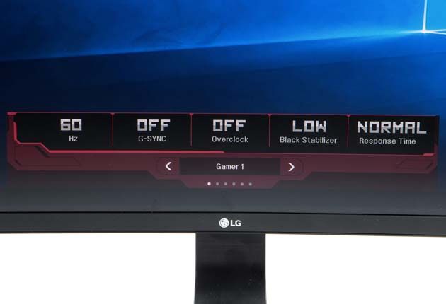 LG 34UC89G-B Curved Game Mode