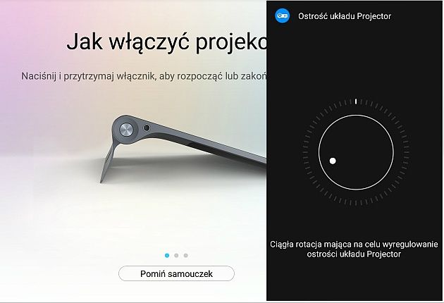 Lenovo YOGA Tab 3 Pro - panel ostrości