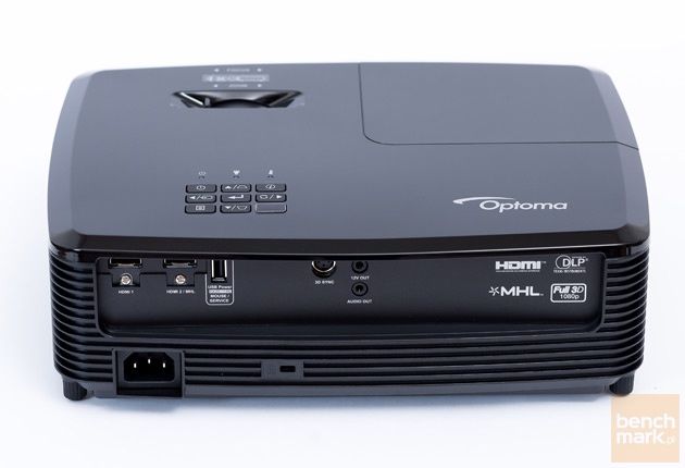 Optoma HD140X tylny panel
