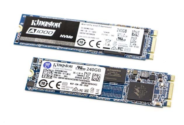 Kingston A1000 i UV500 - SSD M.2