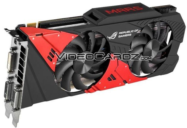 ASUS ROG MARS 760 karta graficzna zdjęcie