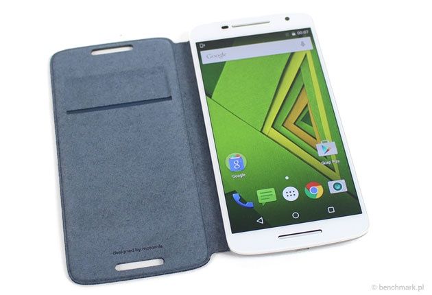 Moto X Play flip shell