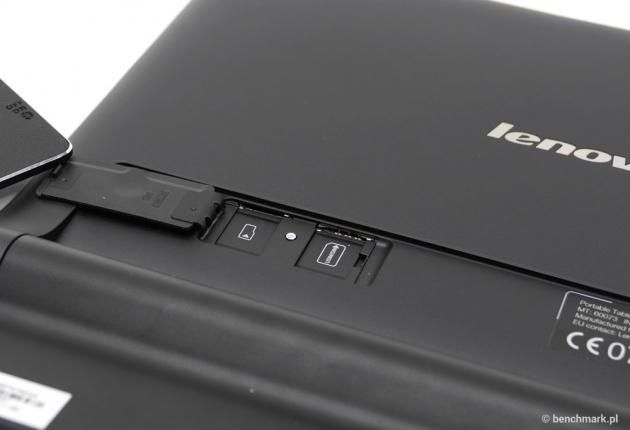 Lenovo Yoga Tablet 2 miejsce dla karty SIM