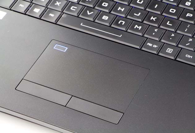 Hyperbook GTR87 VR3 SLI touchpad