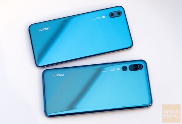 Huawei P20 i P20 Pro z góry
