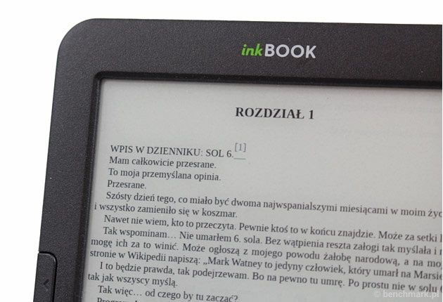 inkBook Classic ekran