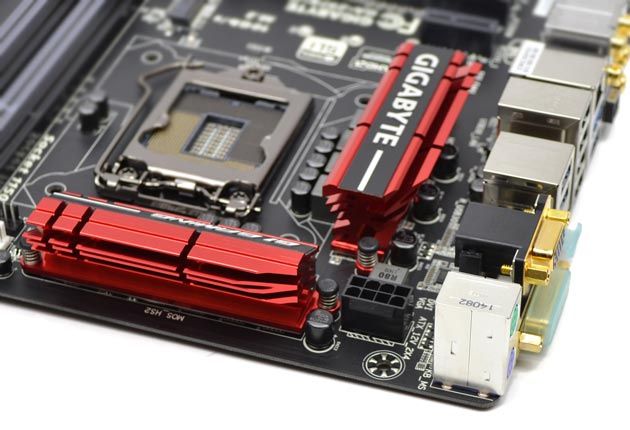 Gigabyte Z97X Gaming 7 sekcja chłodzenia