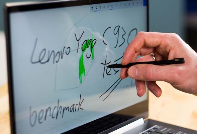 Lenovo Yoga C930 obsługa piórkiem