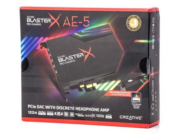 Creative Sound BlasterX AE-5 pudełko