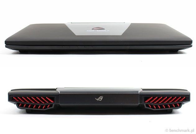 Asus G751JY przód i tył