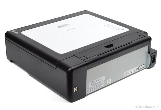 Ricoh SP 112 tył z portem USB