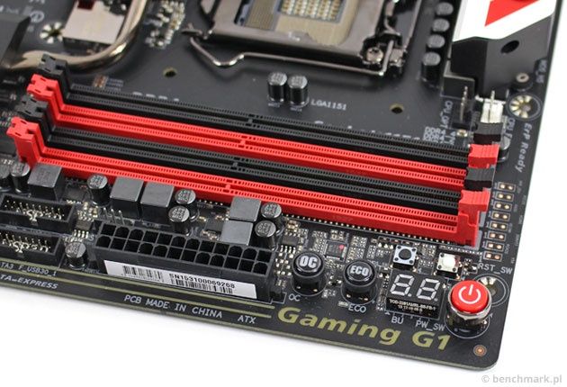 Gigabyte GA-Z170X-Gaming G1 banki pamięci DDR4 RAM