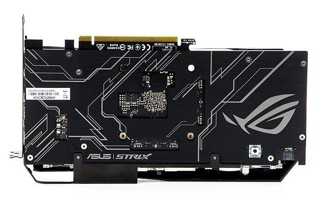 ASUS ROG STRIX O4G Gaming GTX 1650 - backplate
