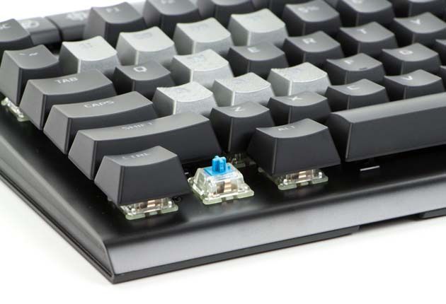 HyperX Alloy Elite RGB - niebieski mikroprzełącznik