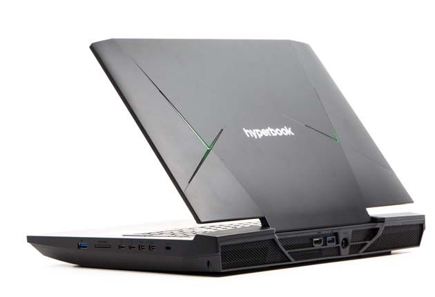 Hyperbook GTR87 VR3 SLI tył profil