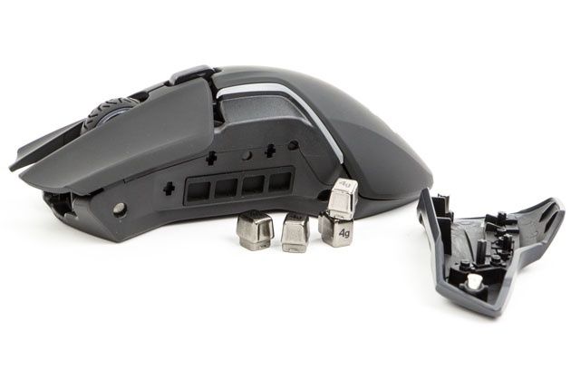 SteelSeries Rival 600 - dociążanie myszki