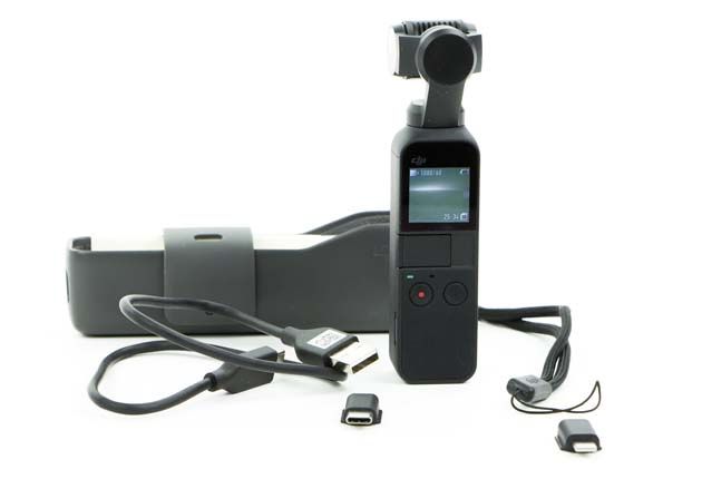 Dji Osmo Pocket - zawartość zestawu