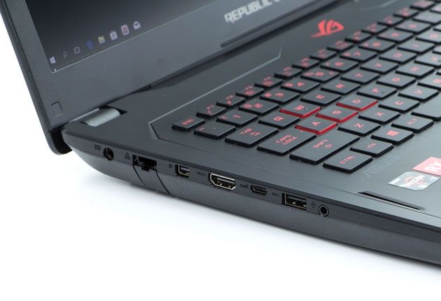 Asus ROG Strix GL702ZC lewy bok