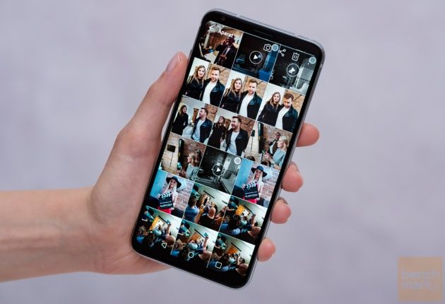 LG V30 ekran włączony