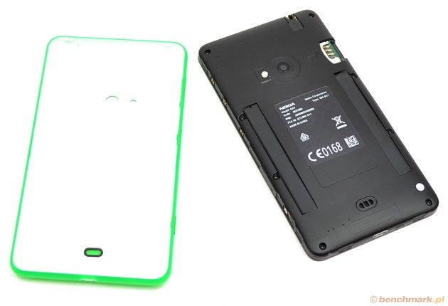 Nokia Lumia 625 wnętrze