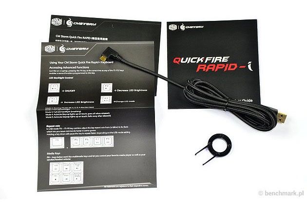 CM Storm Quick-Fire Rapid-I zawartość pudełka