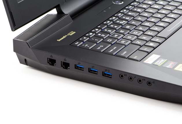 Hyperbook GTR87 VR3 SLI lewy bok