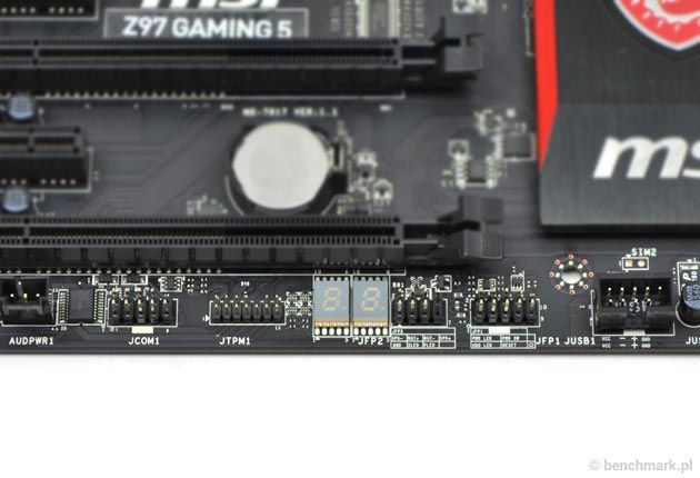 MSI Z97 Gaming 5 punkty pomiaru napięć