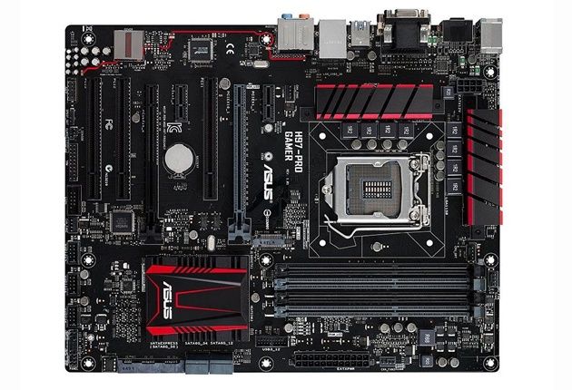 ASUS H97-PRO Gamer widok z góry